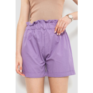 Шорти жіночі класичні з манжетом, колір світло-фіолетовий, 214R833 - Інтернет-магазин спільних покупок ToGether