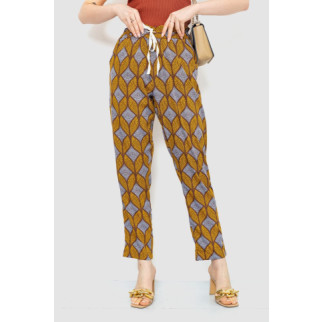 Штани жіночі вільного крою, колір гірчичний, 244R053-1 - Інтернет-магазин спільних покупок ToGether