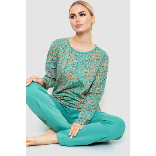 Піжама жіноча утеплена, колір світло-зелений, 219R004 - Інтернет-магазин спільних покупок ToGether