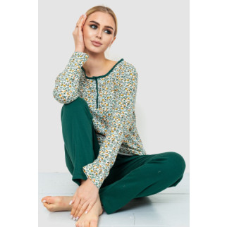 Піжама жіноча утеплена, колір молочно-зелений, 219R004 - Інтернет-магазин спільних покупок ToGether