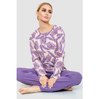 Піжама жіноча утеплена, колір бузково-пудровий, 219R004 - Інтернет-магазин спільних покупок ToGether