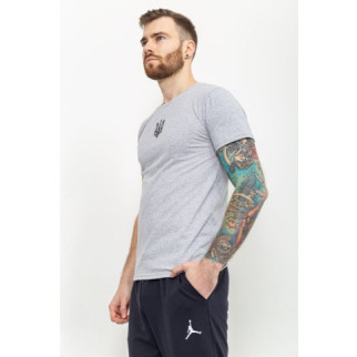 Чоловіча футболка з тризубом, колір світло-сірий, 226R022 - Інтернет-магазин спільних покупок ToGether