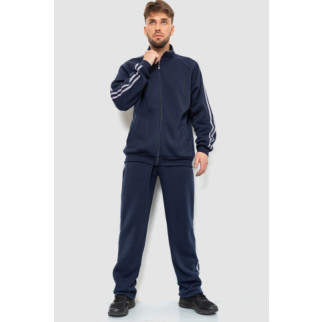 Спорт чоловічий костюм на флісі, колір темно-синій, 244R932 - Інтернет-магазин спільних покупок ToGether