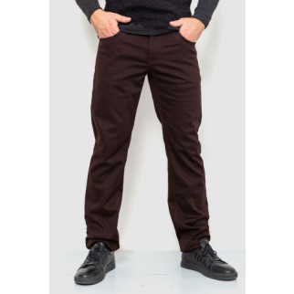 Штани чоловічі на флісі, колір коричневий, 129R2009 - Інтернет-магазин спільних покупок ToGether