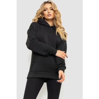 Худі жіночий на флісі, колір чорний, 241R3210 - Інтернет-магазин спільних покупок ToGether