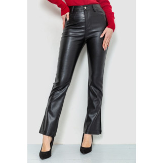 Штани жіночі з екошкіри, колір чорний, 186R5956 - Інтернет-магазин спільних покупок ToGether