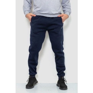 Спорт чоловічі штани на флісі, колір темно-синій, 244R4740 - Інтернет-магазин спільних покупок ToGether