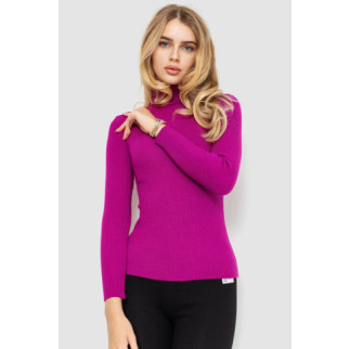 Стильний жіночий гольф у рубчик, колір фуксія, 204R001 - Інтернет-магазин спільних покупок ToGether