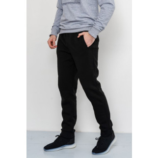 Спорт штани чоловічі на флісі, колір чорний, 223R016 - Інтернет-магазин спільних покупок ToGether