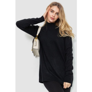 Жіночий светр в'язаний, колір чорний, 204R179 - Інтернет-магазин спільних покупок ToGether