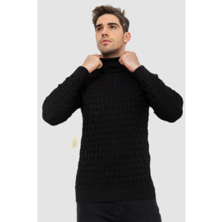 Гольф-светр чоловічий, колір чорний, 161R619 - Інтернет-магазин спільних покупок ToGether