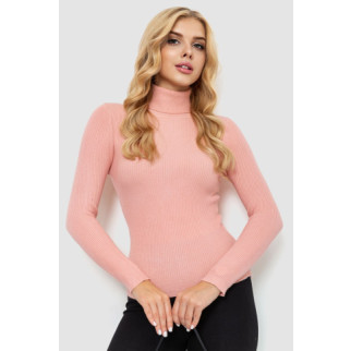 Гольф жіночий в рубчик, колір персиковий, 221R025 - Інтернет-магазин спільних покупок ToGether