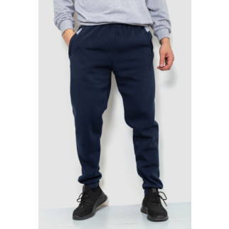 Спорт чоловічі штани на флісі, колір темно-синій, 244R4188 - Інтернет-магазин спільних покупок ToGether