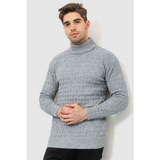 Гольф-светр чоловічий, колір світло-сірий, 161R619 - Інтернет-магазин спільних покупок ToGether