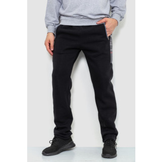Спорт чоловічі штани на флісі, колір чорний, 244R41153 - Інтернет-магазин спільних покупок ToGether