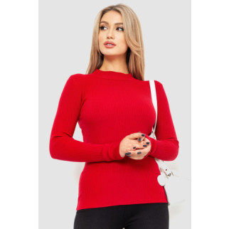 Водолазка жіноча в рубчик, колір бордовий, 204R9029 - Інтернет-магазин спільних покупок ToGether