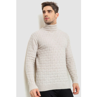 Гольф-светр чоловічий, колір світло-бежевий, 161R619 - Інтернет-магазин спільних покупок ToGether