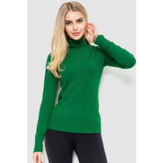 Гольф жіночий однотонний базовий, колір зелений, 214R8051 - Інтернет-магазин спільних покупок ToGether