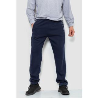 Спорт чоловічі штани на флісі, колір темно-синій, 244R41153 - Інтернет-магазин спільних покупок ToGether