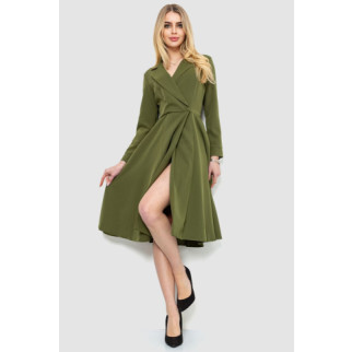 Ошатне плаття, колір темно-оливковий, 214R305 - Інтернет-магазин спільних покупок ToGether