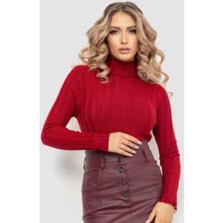 Гольф жіночий однотонний, колір бордовий, 204R056 - Інтернет-магазин спільних покупок ToGether