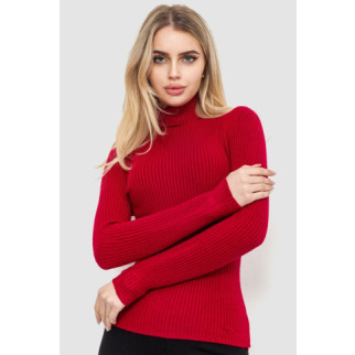 Гольф жіночий однотонний, колір бордовий, 244R001 - Інтернет-магазин спільних покупок ToGether