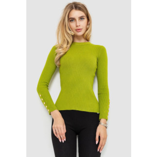 Кофта жіноча трикотажна однотонна, колір оливковий, 204R017 - Інтернет-магазин спільних покупок ToGether