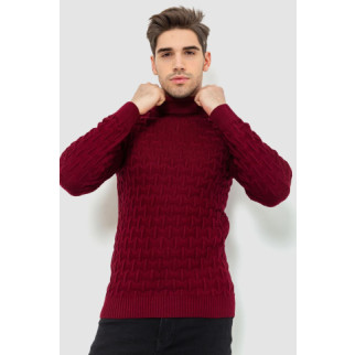 Гольф-светр чоловічий, колір бордовий, 161R619 - Інтернет-магазин спільних покупок ToGether