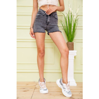 Жіночі джинсові шорти, сірого кольору, 164R3925 - Інтернет-магазин спільних покупок ToGether