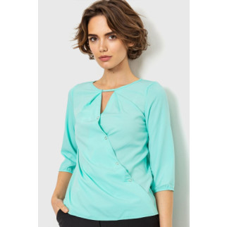 Блуза однотонна, колір м'ятний, 230R90 - Інтернет-магазин спільних покупок ToGether