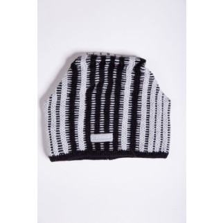 Чоловіча шапка, в смужку сіро-чорного кольору, 167R7790 - Інтернет-магазин спільних покупок ToGether