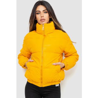 Куртка жіноча з еко-шкіри на синтепоні  -уцінка, колір жовтий, 129R1001-U - Інтернет-магазин спільних покупок ToGether