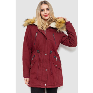 Парка жіноча зимова, колір бордовий, 244R6902 - Інтернет-магазин спільних покупок ToGether