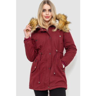 Парка жіноча зимова, колір бордовий, 244R6903 - Інтернет-магазин спільних покупок ToGether