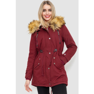 Парка жіноча зимова, колір бордовий, 244R6905 - Інтернет-магазин спільних покупок ToGether