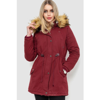 Парка жіноча зимова, колір бордовий, 244R6908 - Інтернет-магазин спільних покупок ToGether