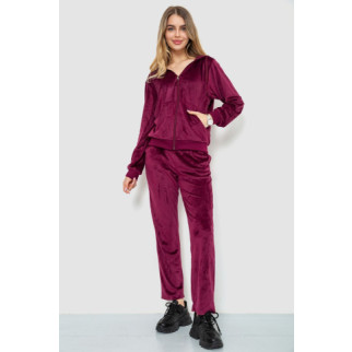 Спорт костюм жіночий велюровий, колір бордовий, 244R9110 - Інтернет-магазин спільних покупок ToGether