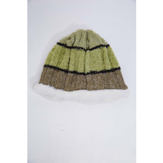 Дитяча шапка, зеленого кольору, з вовни, 167R7777 - Інтернет-магазин спільних покупок ToGether