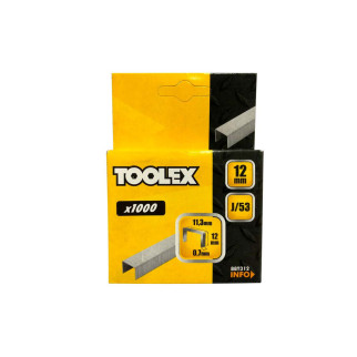 Скоба Toolex - 12 x 0,7 x 11,3мм (1000шт) - Інтернет-магазин спільних покупок ToGether