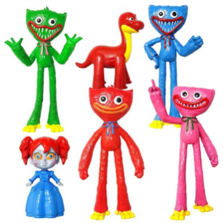 Набір фігурок Міні Хаггі Ваггі, Брон та Лялька Поппі з к\г Poppy Playtime, 7-11 см - Інтернет-магазин спільних покупок ToGether