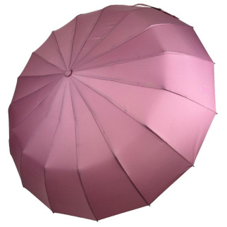 Однотонна парасолька автомат на 16 карбонових спиць антивітер від Toprain ніжно-рожевий 0918-2 - Інтернет-магазин спільних покупок ToGether
