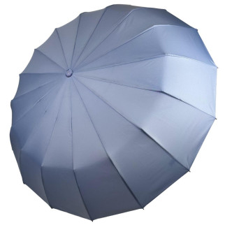 Однотонна парасолька автомат на 16 карбонових спиць антивітер від Toprain блакитний 0918-9 - Інтернет-магазин спільних покупок ToGether