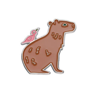 Значок BROCHE Капібара коричневий BRGV114115 - Інтернет-магазин спільних покупок ToGether