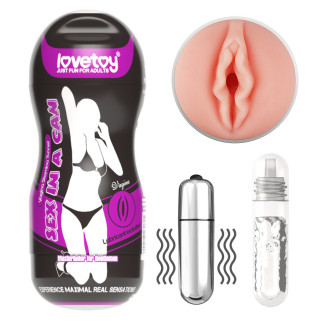 Мастурбатор - Sex In A Can Vagina Stamina Tunnel Vibrating 18+ - Інтернет-магазин спільних покупок ToGether