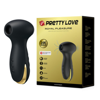 Кліторальний стимулятор - Pretty Love Royal Pleasure Hammer Black 18+ - Інтернет-магазин спільних покупок ToGether