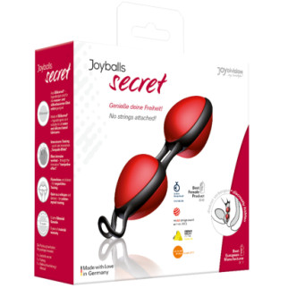 Вагінальні кульки - Joyballs Secret, red/black 18+ - Інтернет-магазин спільних покупок ToGether