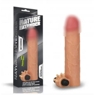 Вебронасадка на член — Revolutionary Silicone Nature Extender Add 2" Flesh 18+ - Інтернет-магазин спільних покупок ToGether