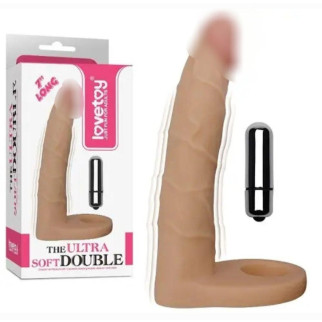 Насадка для подвійного проникнення - The Ultra Soft Double Vibrating 7"  18+ - Інтернет-магазин спільних покупок ToGether