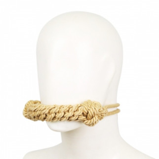 Капелюх для рота з бавовняної мотузки бежевий Rope Restraint 18+ - Інтернет-магазин спільних покупок ToGether