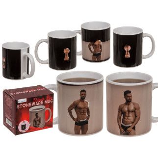 Чашка з термоефектом Stoneware Mug Stripper Boy 18+ - Інтернет-магазин спільних покупок ToGether